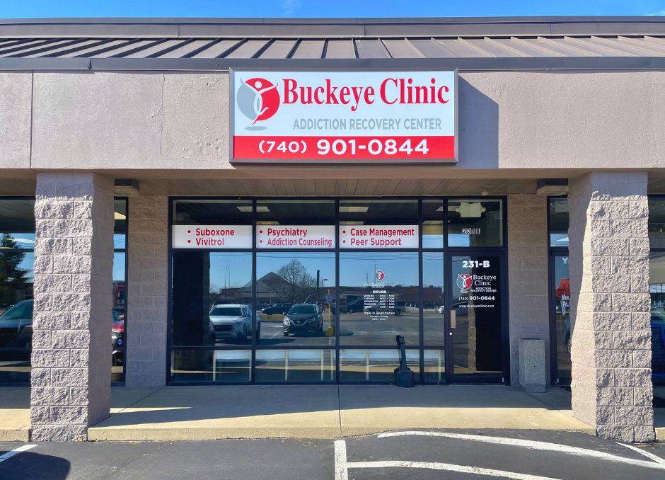 Buckeye Clinic exterior showing addiction recovery services in Columbus and London, OH