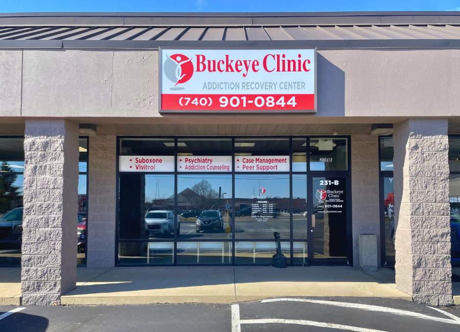 Buckeye Clinic exterior showing addiction recovery services in Columbus and London, OH